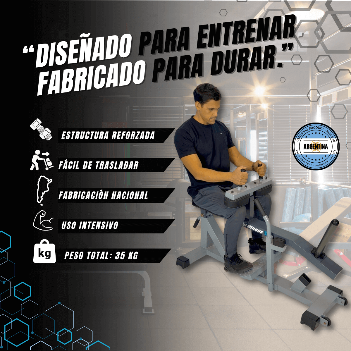 PANTORRILLERA SENTADO